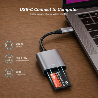 MS Card Reader Sony Memory Stick Pro Duo OTG รองรับ IPh7-17 Android Type-C แท็บเล็ต ใช้กับ MS ยาวสั้น แปลงสัญญาณเร็ว