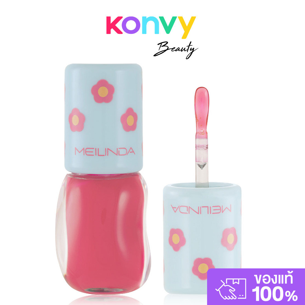Mei Linda Dewy Glassy Lip Gloss 5.5g #01 Crystal Pink ลิปกลอสฉ่ำวาวพร้อมบำรุงริมฝีปาก เหมือนเคลือบลูกแก้ว เมลินดา.