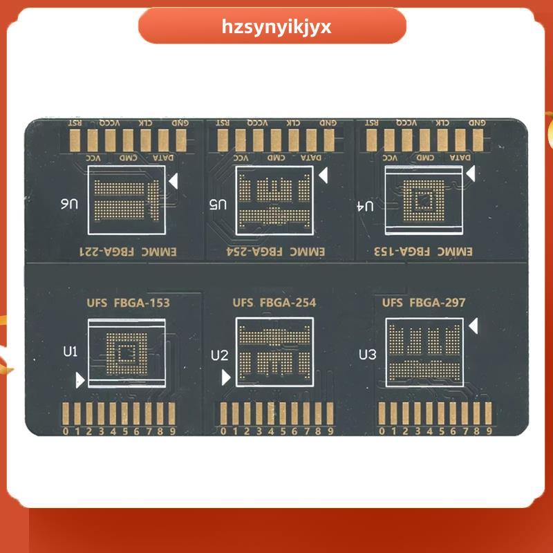 hzsynyikjyxFor F64 Lite Ultra Box Compatible Flash 64 BGA ISP Board Flash 64 FBGA EMC FBA 153 254 22