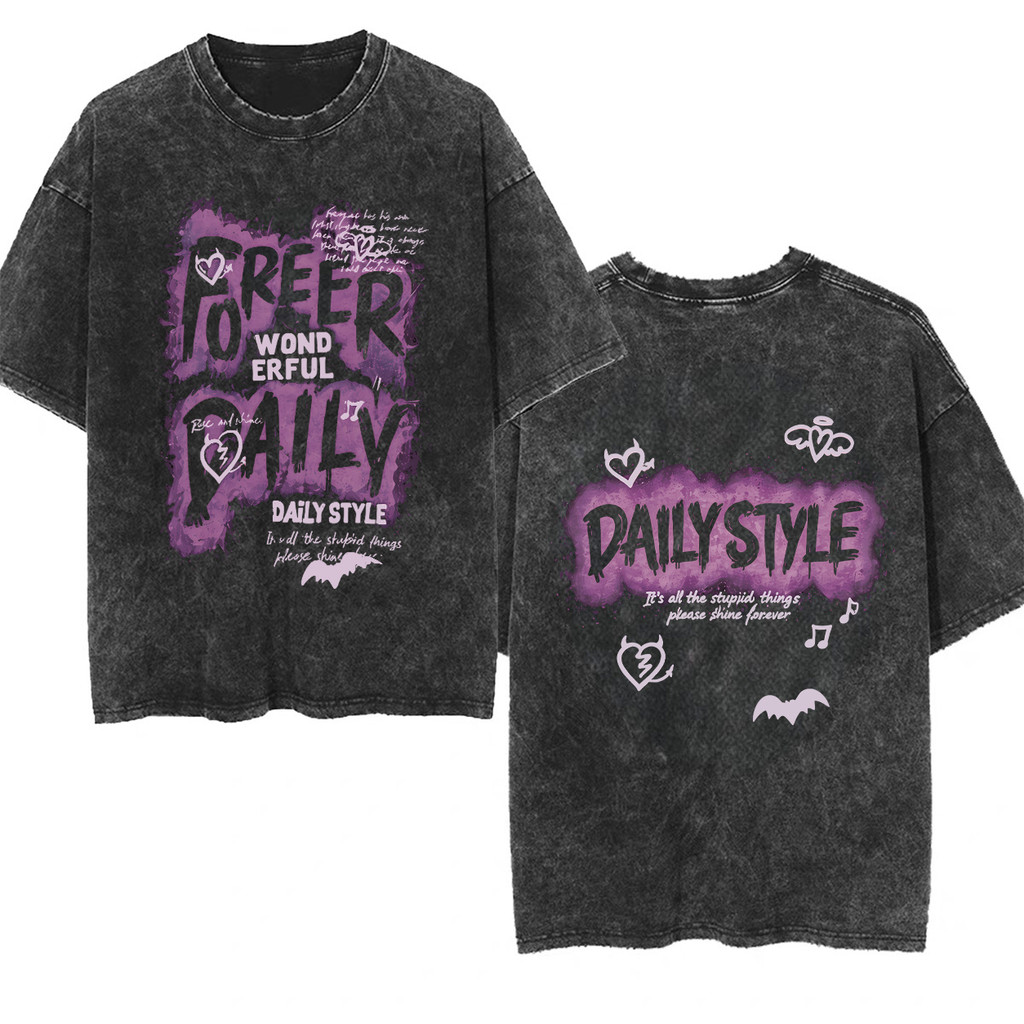 (COD) LUVORO T-Shirt ลาย เนื้อผ้านุ่มระบายอากาศดี รูปที่ 5