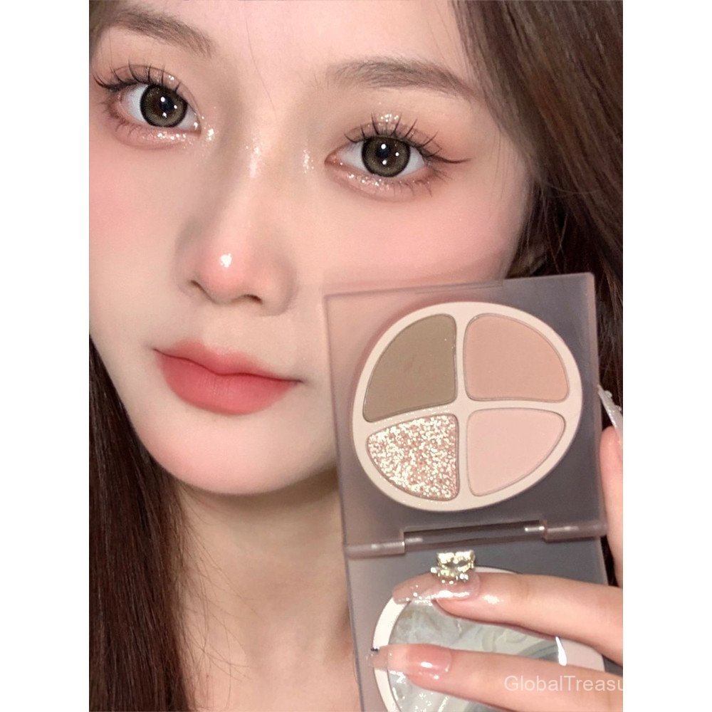 Joocyee Fermented Eyeshadow Palette Amber Earth Repairing Matte Blush Highlight Female Daily Light M