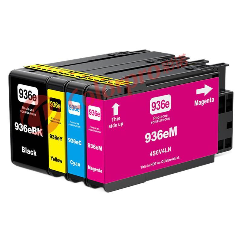 ใช้งานร่วมกับตลับหมึก HP 936 สำหรับเครื่องพิมพ์ HP OJ9110b 9120 9130 9720 9730 รุ่น 936e