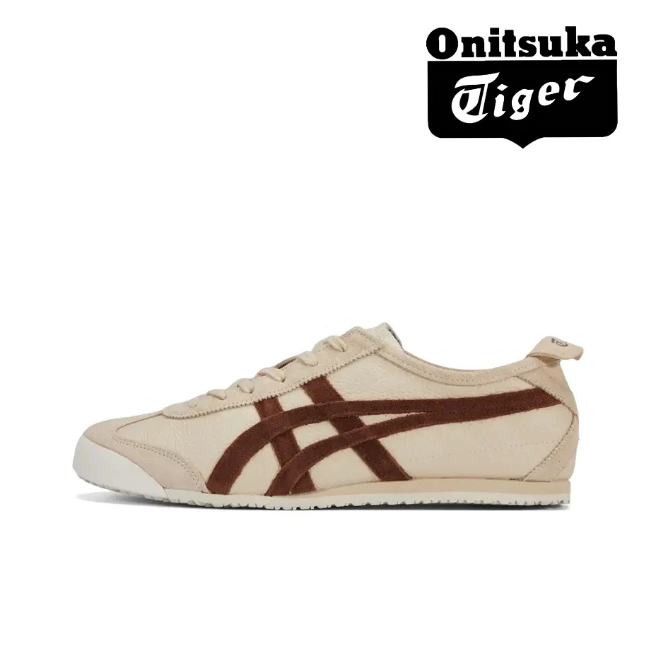 Onitsuka Tiger MEXICO 66m Zonghai รองเท้าผู้ชายผู้หญิง Anti-Slip ทนต่อการสึกหรอ Casual 1183B391-251 