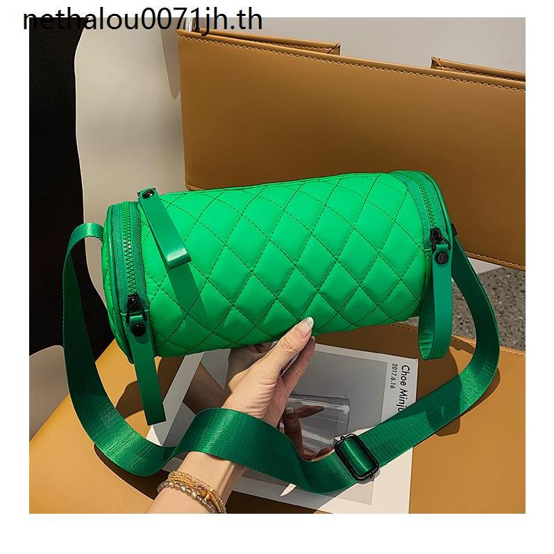 Xiaoxiang Style Diamond High-End Sense One-Shoulder Drum Bag