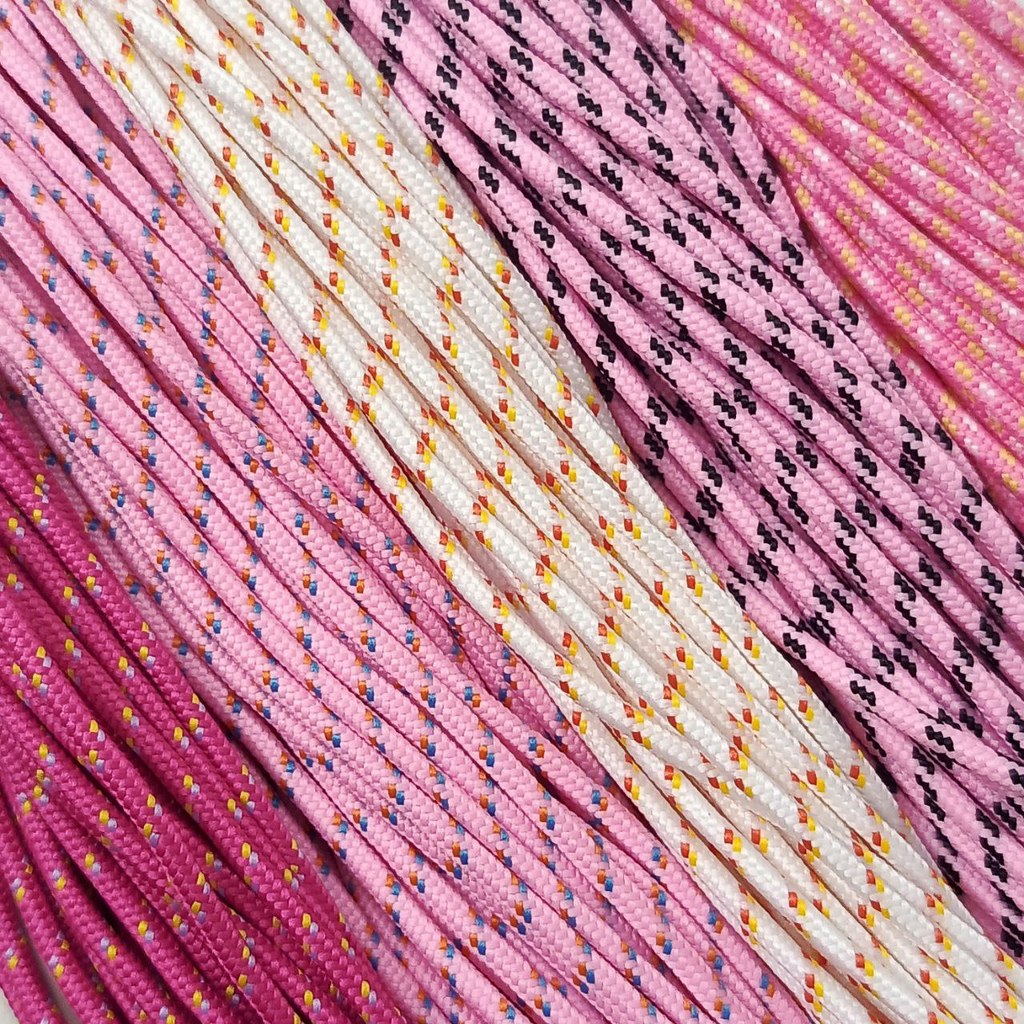 GANTUNGAN TENDA HP [3 mm] 1 mtr Paracord Prusik Rope 3mm Motif เต็นท์เชือกโทรศัพท์มือถือแขวนกระเป๋าแ