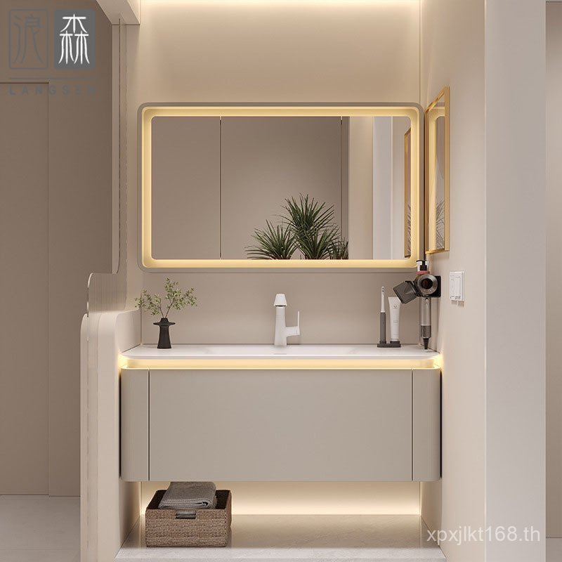 อ่างล้างหน้าหรูหราอิตาเลี่ยนอ่างล้างหน้าอบสี Dupont อ่างล้างหน้า Keli อ่างล้างหน้าแบบบูรณาการ Oak ตู