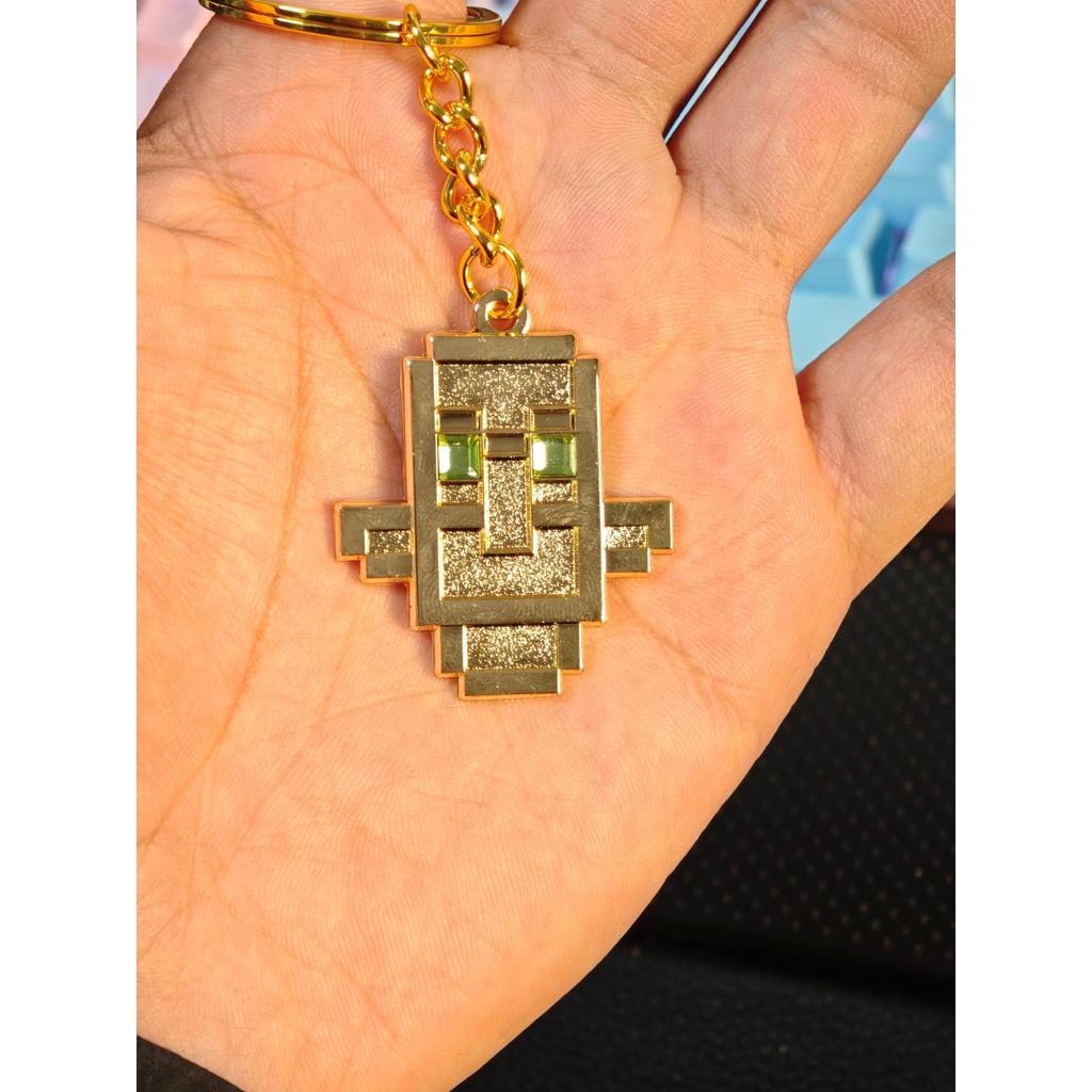 Minecraft Minecraft Minecraft Merchanting Undead Totem จี้โลหะ Key Cyber Life-Saving Peace Blessing 