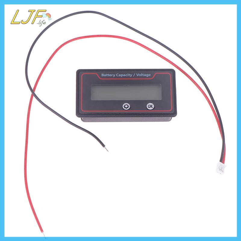 LJF ตัวบ่งชี้ระดับชาร์จ 12V 24V 36V 48V 60V 72V ความจุเครื่องทดสอบจอแสดงผล LED เครื่องทดสอบโวลต์มิเตอร์ - รูปที่ 3