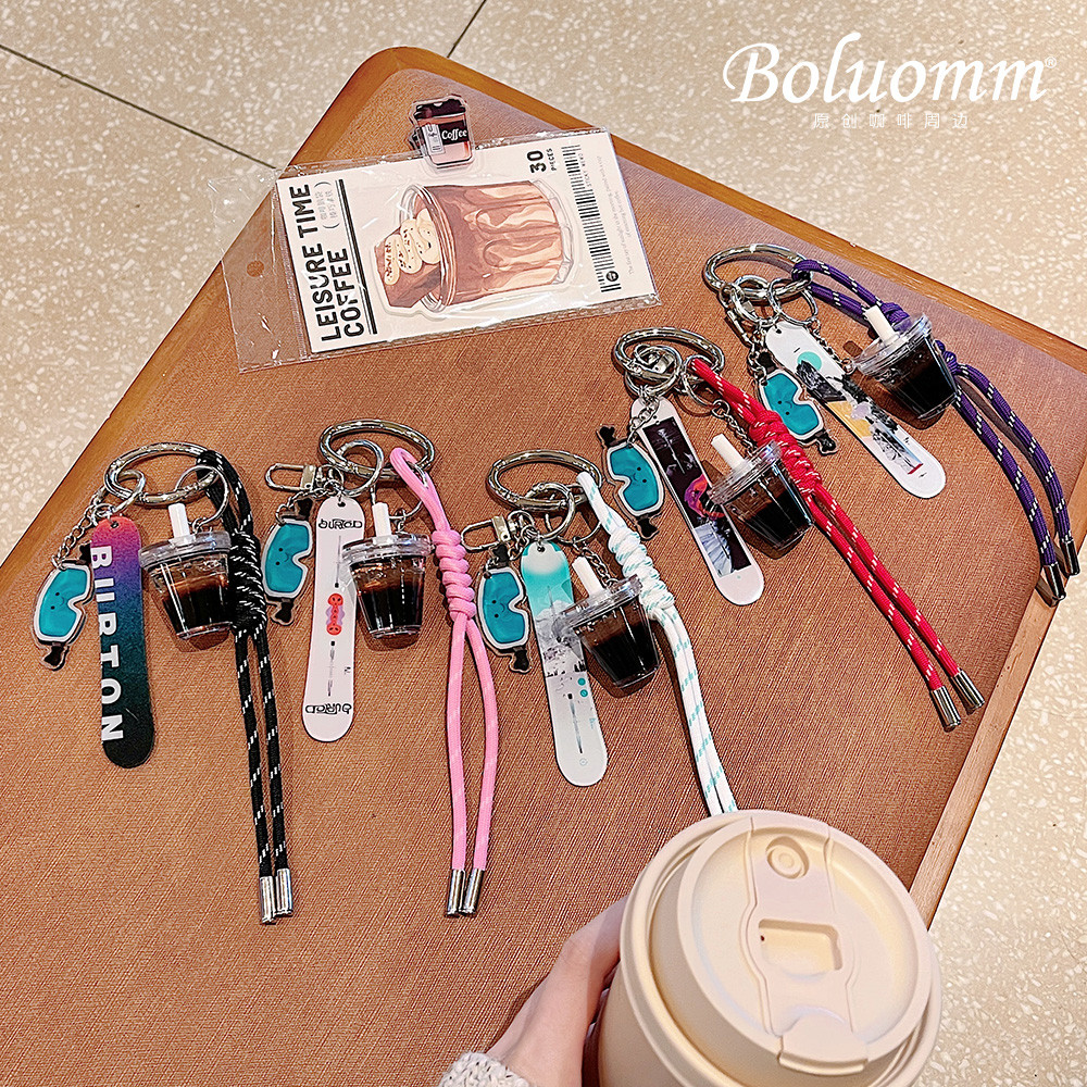 [แว่นตาหิมะสเก็ตบอร์ดจี้อเมริกัน] คู่สไตล์ใหม่ฤดูหนาวการปรับแต่ง DIY All-Match เครื่องประดับ Influen