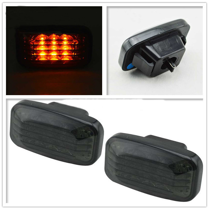 2x สําหรับ Toyota Land Cruiser 70 80 100 LC70 FJ70 LC80 FJ80 LC100 FJ100 Repeater LED Side Marker fe