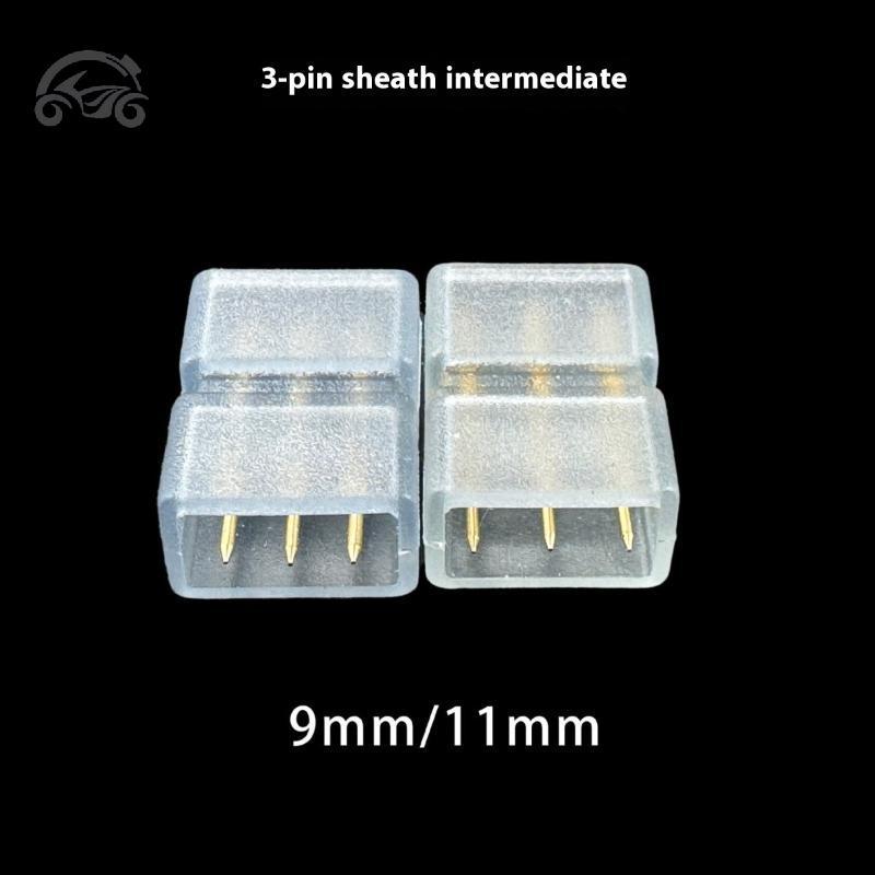 [8C11] 5 ชิ้นทองแดง RGB Connector ทนทานทอง 6/ 7/9/10/11/12/13 มม. LED Strip Connector 2 Pin 3Pin 4Pi