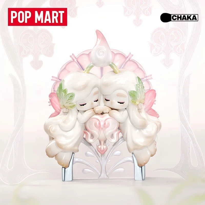 P POPMART POPMART CHAKA CHAKA Glazed Music Series Figure-Made Mystery Box ของเล่นตกแต่งของขวัญ