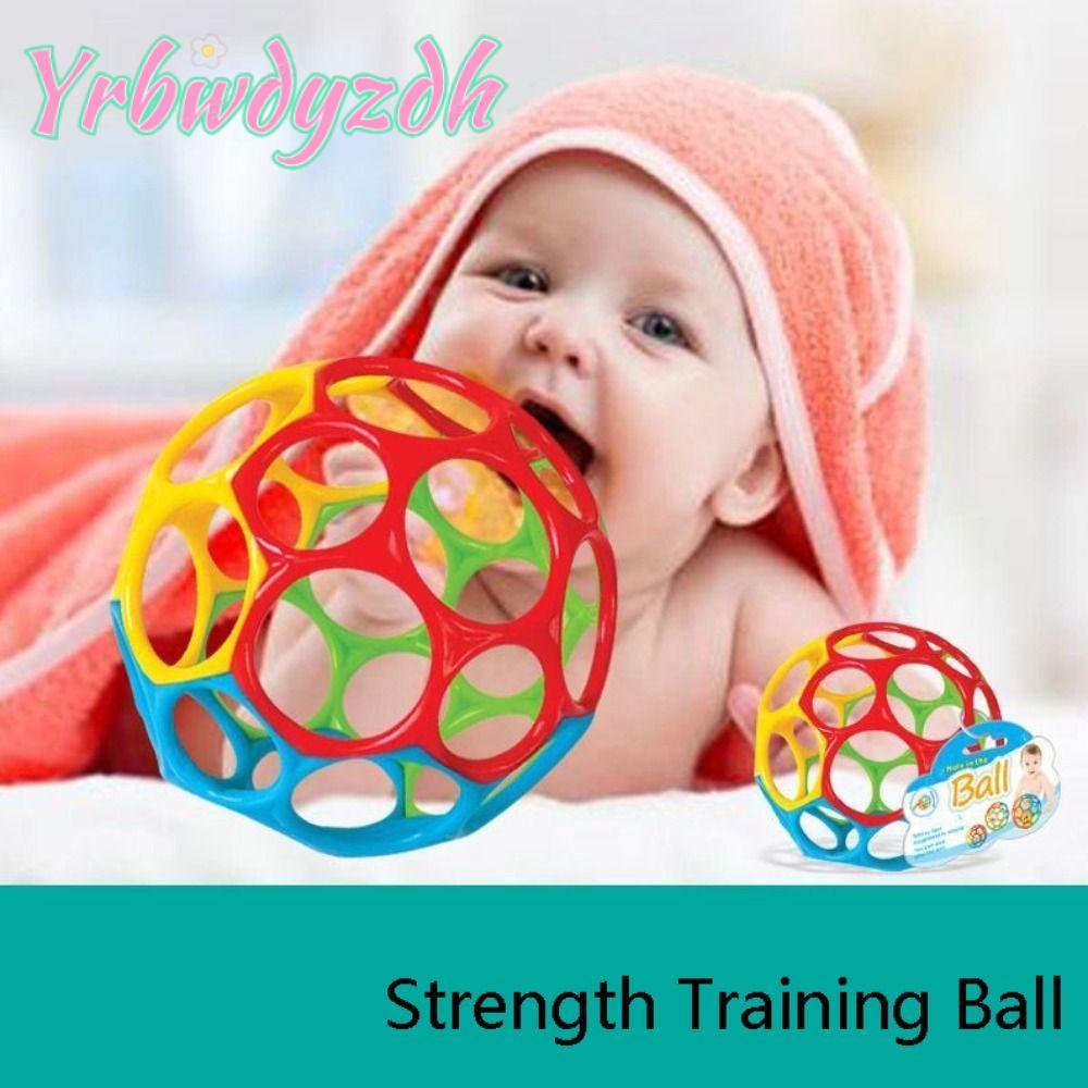 YRBWDYZDH ลูกบอลฝึกความแข็งแรง, การฝึกจับสําหรับเด็ก Easy-Grap Bright Starts Oball, อายุทารกแรกเกิดแ