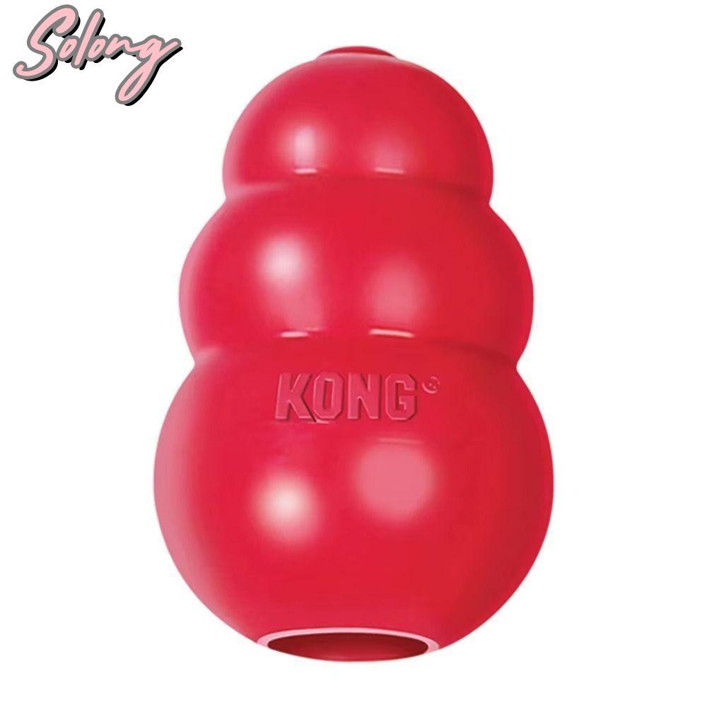 COMOME Kong ของเล่นสุนัข, ของเล่นลูกสุนัข Erractic Bounce Kong คลาสสิก, ยางบรรจุหลายขนาดเคี้ยวของเล่