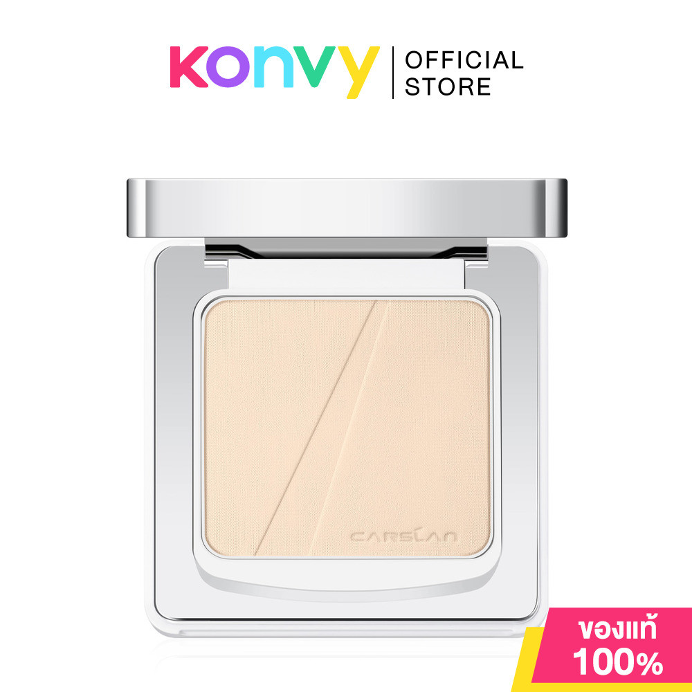 Carslan Cloud Touch Soft Focus Sunscreen Pressed Powder 9g #01 คาร์สแลน แป้งพัฟผสมรองพื้น.