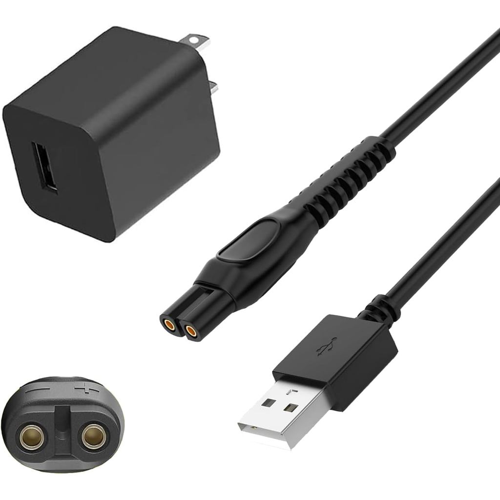 เครื่องชาร์จทดแทน 5V เข้ากันได้กับ Philips Norelco One Blade QP2724 QP2834 MG5910 MG7910 MG9510 MG95