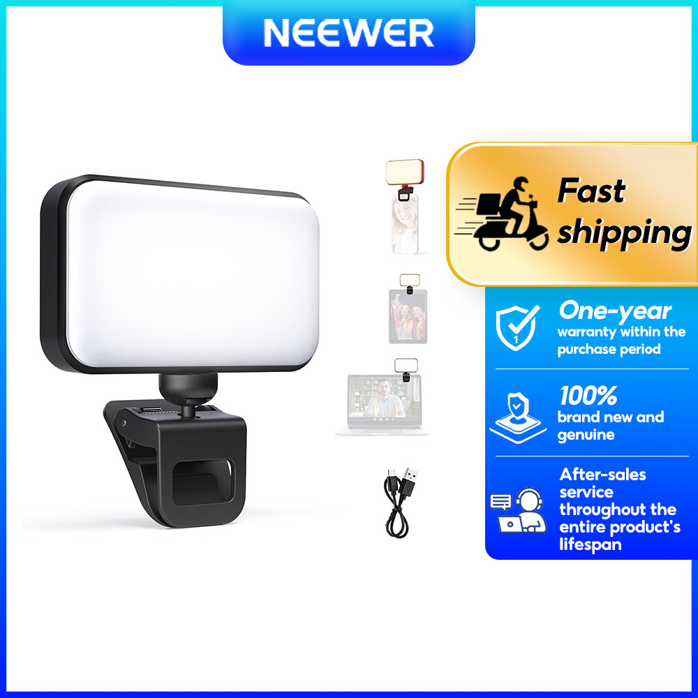 NEEWER N8 รุ่นระดับเริ่มต้น N8 คลิปบนไฟเซลฟี่ LED พร้อมโหมดแสง