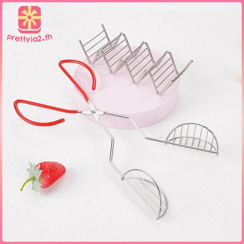 [Prettyia2] Taco Shell Tong Sturdy Taco Maker กดสําหรับเพื่อนรวบรวมฉลอง