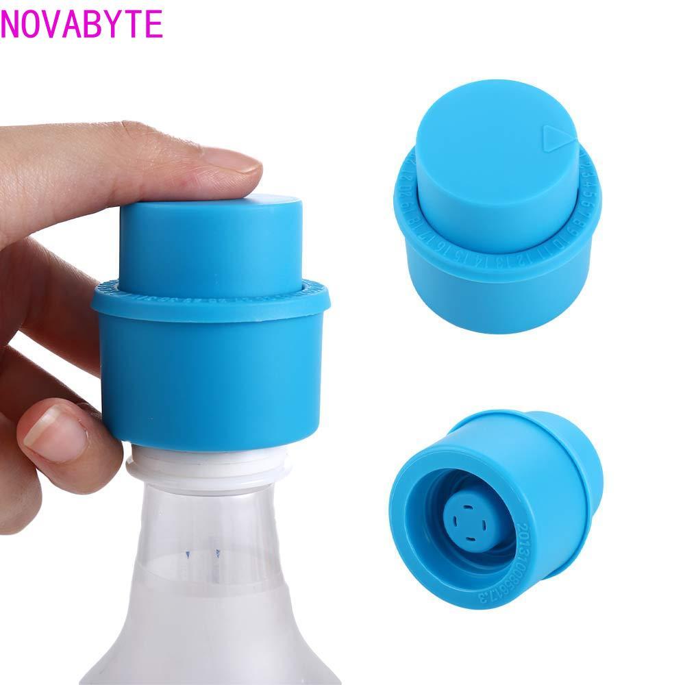 NOVABYTE Stopper ขวดโซดาสูญญากาศอัดลมปั๊มหมวก Cola Fizzy Drink Saver ฝาปิด