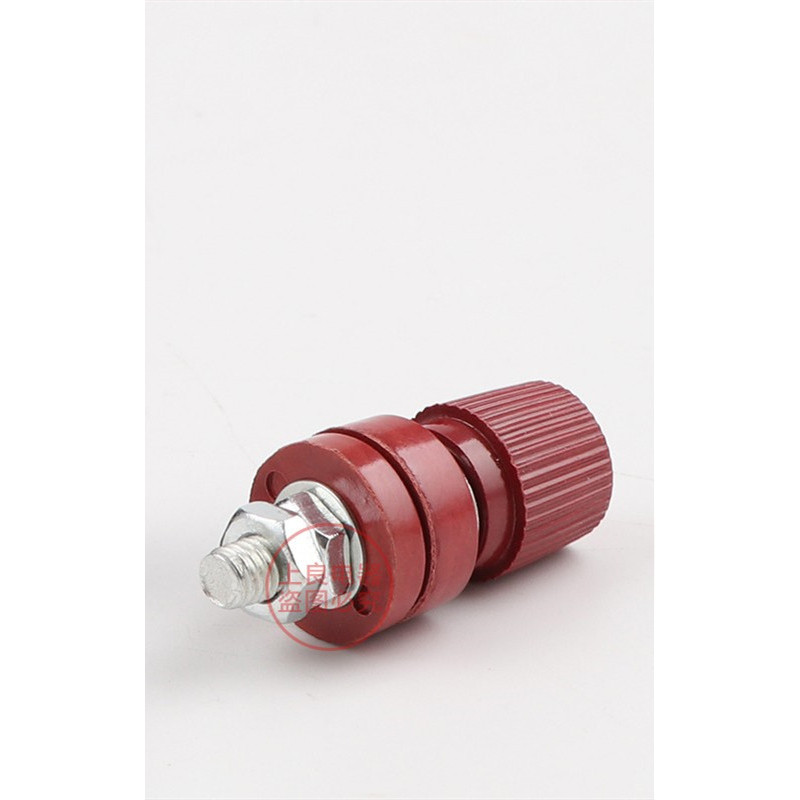 333 Terminal Post Screw Iron Nut Bakelite Terminal Post 333 6MM Screw Red/Black