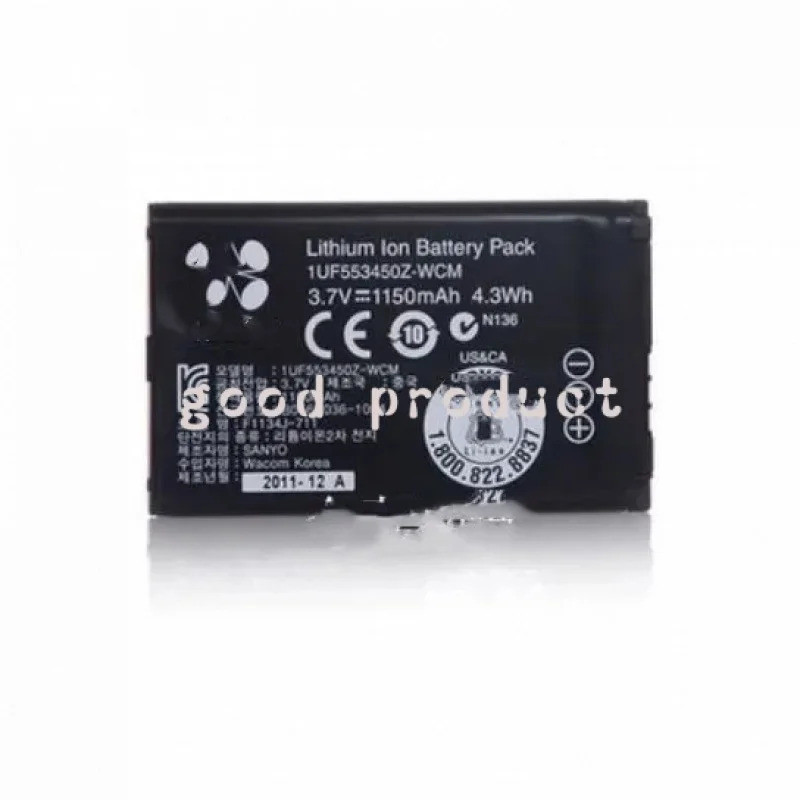 สําหรับ Wacom Bamboo ACK-40403 680 480 PTH651 1UF553450แบตเตอรี่ Z-WCM 1150mAh(4.3Wh)