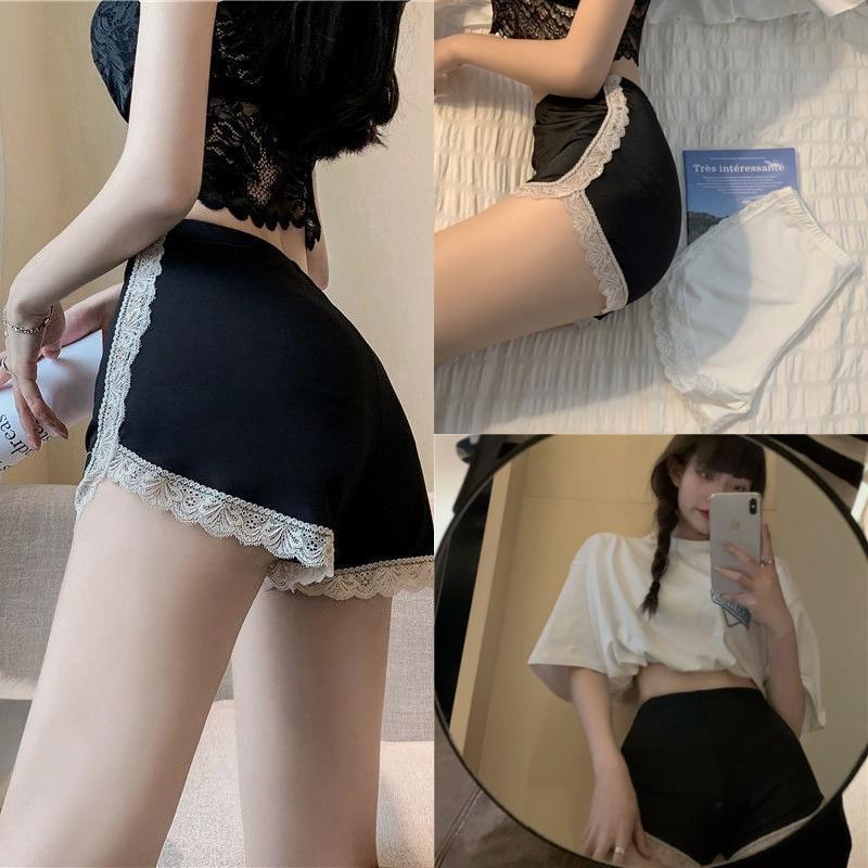 ทรงสลิม ช่วยปรับหุ่นสวย กางเกงขาสั้น เอวสูง ผู้หญิง สีพื้น ผ้าทอ ขอบเรียบร้อย สไตล์แคชชวล แฟชั่น พร้อมส่ง