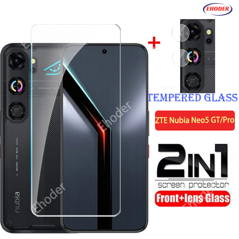 กระจกนิรภัยสําหรับ ZTE Nubia Neo5 GT Neo5Pro 5G 4G 2026 ป้องกันหน้าจอสําหรับ NubiaNeo5GT NubiaNeo5Pro Neo5GT Pro เลนส์กล้องฟิล์มป้องกันใส
