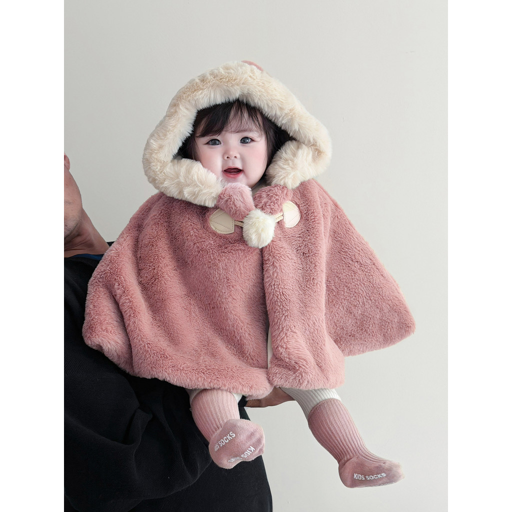 Baby Early Winter Clothes Western Style Outing Cloak Winter