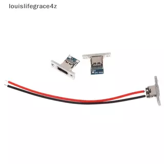 USB Ja Type-C 2Pin 2P 4P กันน้ํา Strip Line Of Solder Joint หญิงเชื่อมต่อ Ja ชาร์จพอร์ต USB Type C Soet Connector