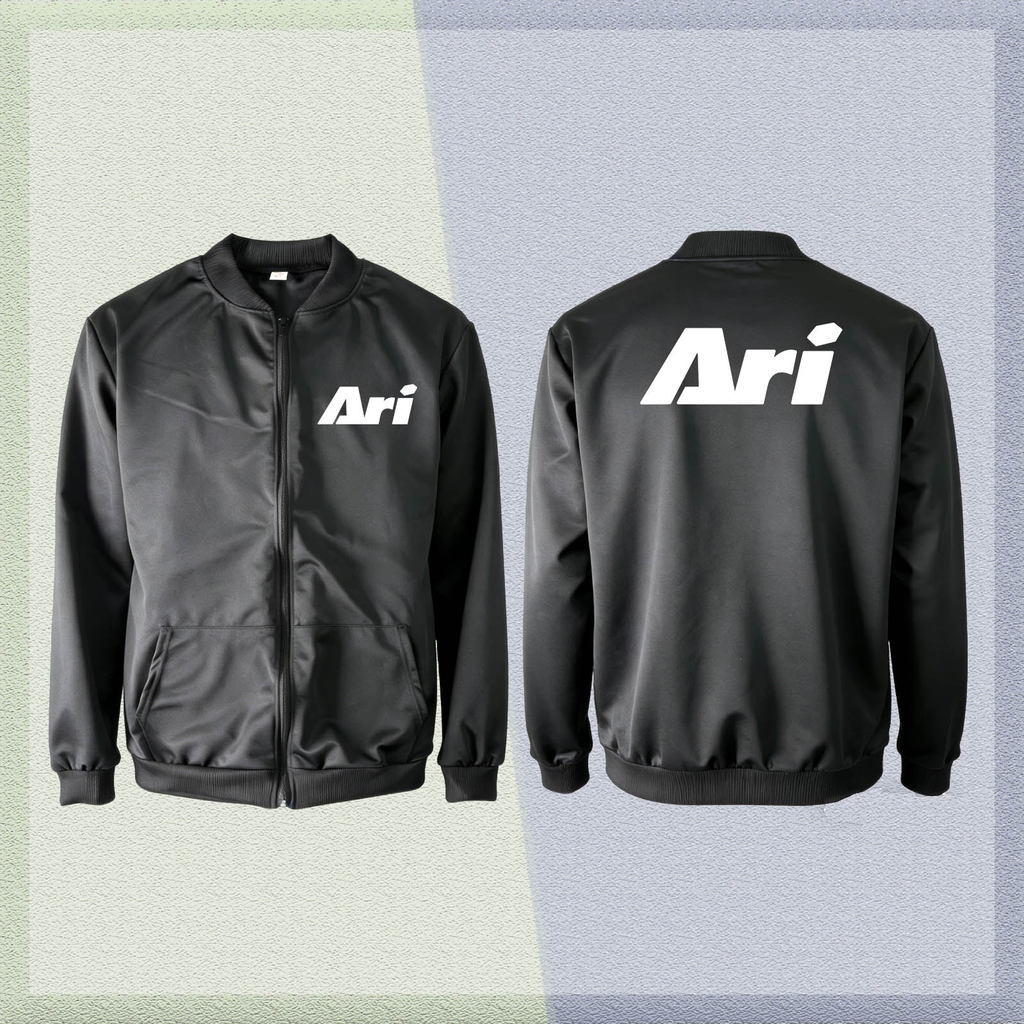 👕 Printed Jacket Ari Jacket *Printed Pattern* in Black M-3Xl