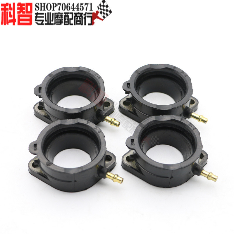 [ราคาสร้างสรรค์] เหมาะสําหรับ Kawasaki ZZR1200 02-05 ZZR1100 ZX1100 กาวอินเทอร์เฟซคาร์บูเรเตอร์/4 ชิ
