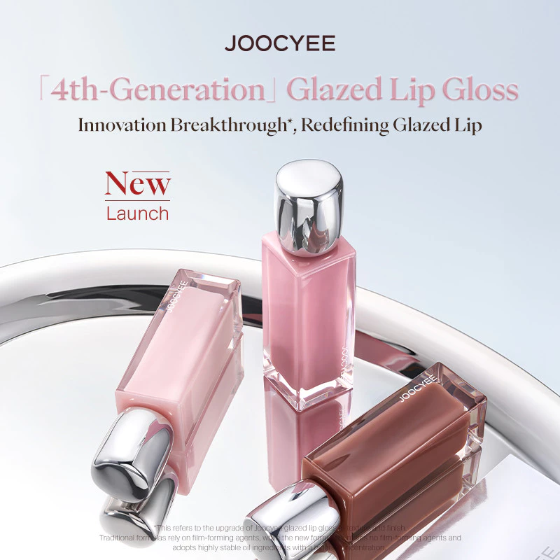 【second one get 50% off】JOOCYEE Glazed Lip Gloss - สวมใส่สบาย 8 Hour - Transferproof - ติดทนนาน