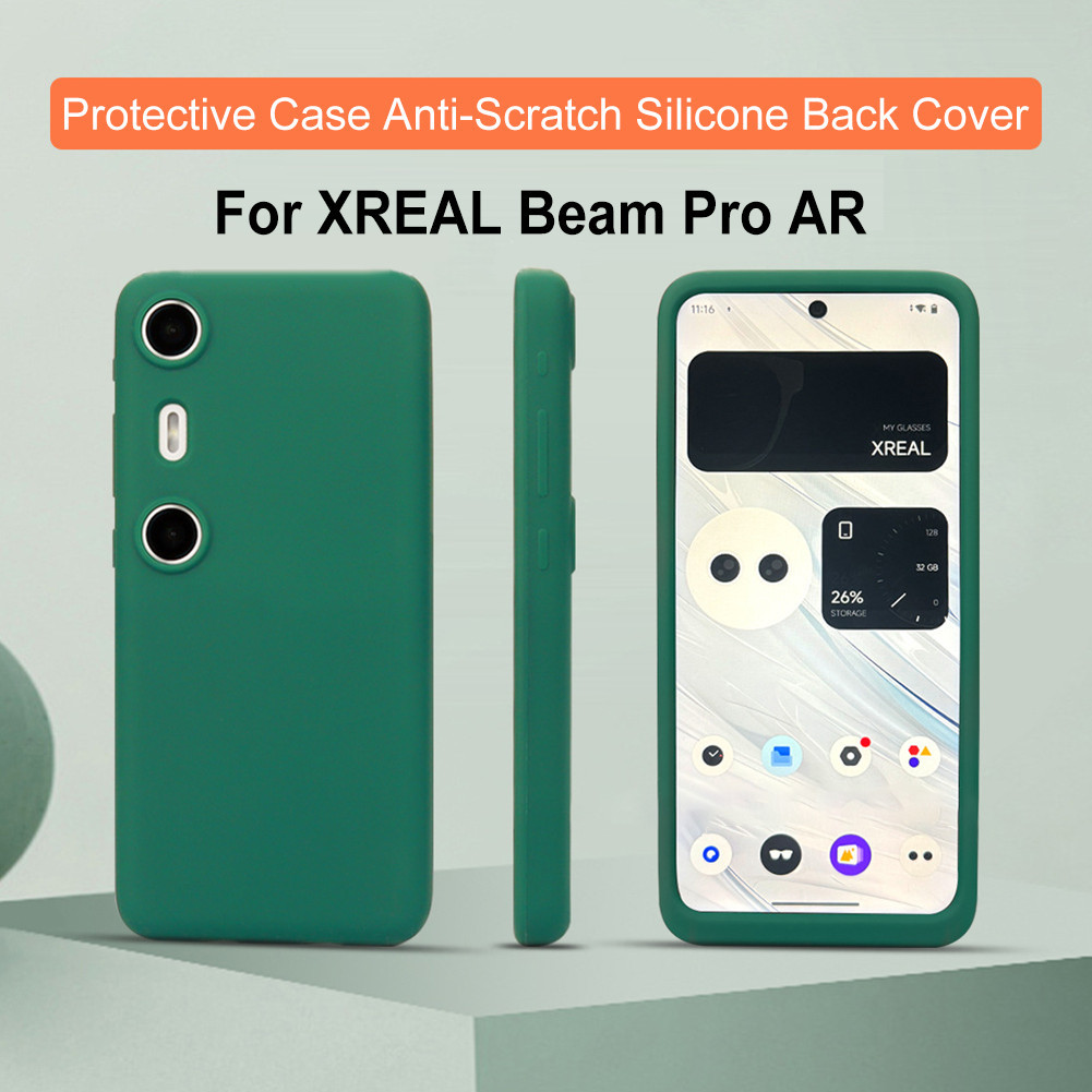 สําหรับ XREAL Beam Pro AR กรณีป้องกันกรณี Anti-Scratch ซิลิโคนกล่องเก็บฝุ่นสําหรับ XREAL Beam Pro อุ