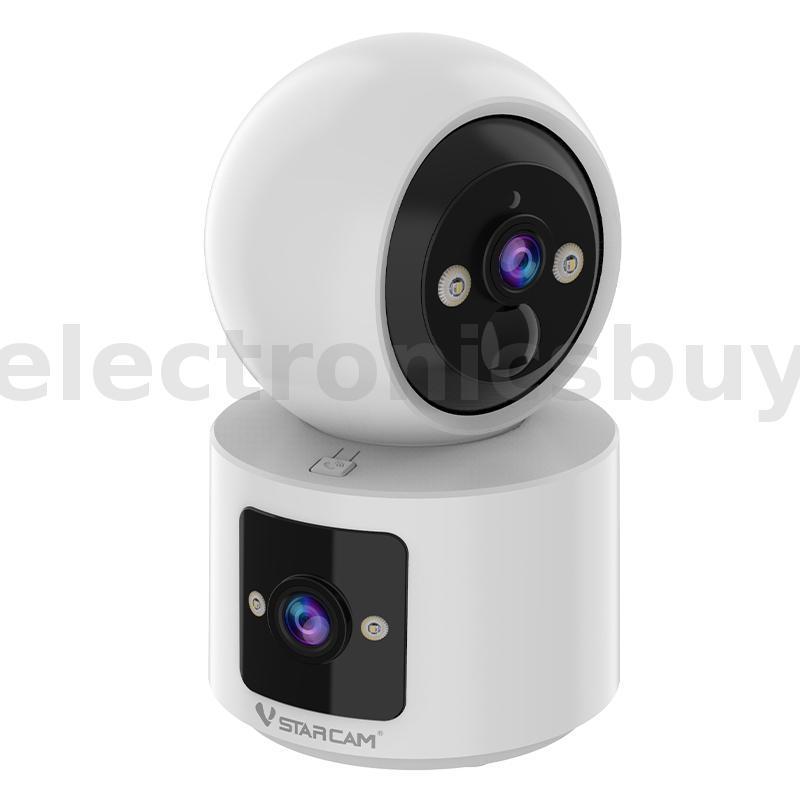 STARCAM CB90DR กล้องรักษาความปลอดภัยไร้สายเลนส์คู่ 3MP HD สี Night Vision PIR Human Detection Two Wa