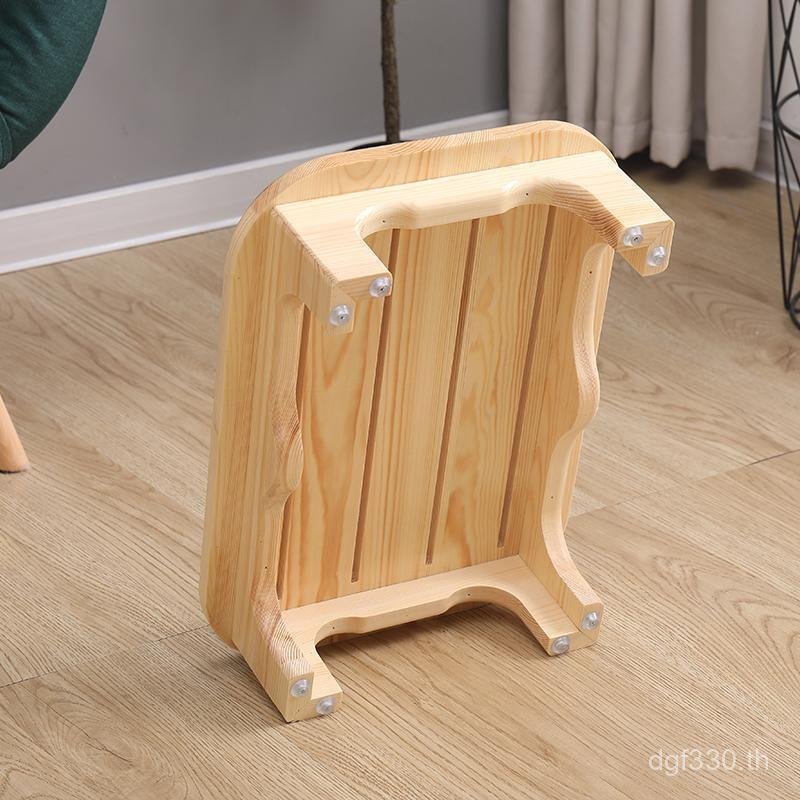 อุจจาระเท้าสํานักงานไม้เนื้อแข็งอุปทานขนาดเล็กต่ําอุจจาระห้องนั่งเล่นห้องน้ําเท้าอุจจาระม้านั่งเด็กห