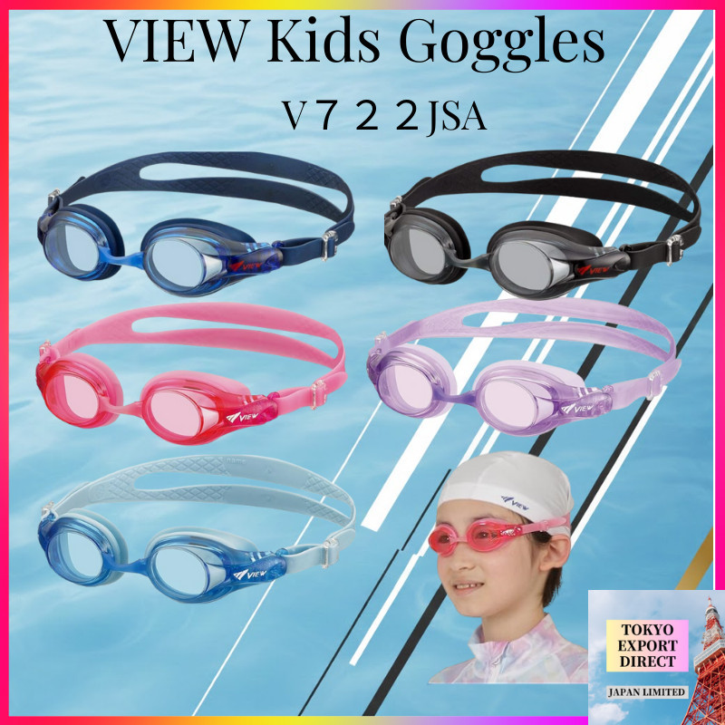 VIEW Kids Swimming Goggles V722JSA with Anti-Fog and UV Protection[DIRECT FROM JAPAN]

