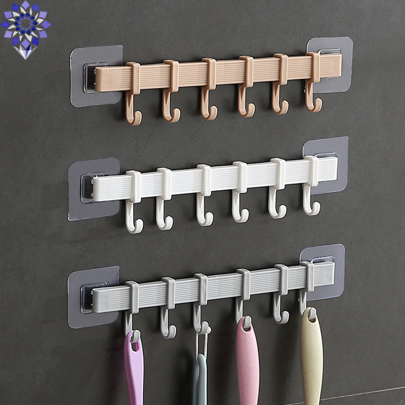 Clov ที่แขวนของ ที่แขวนกุญแจ แขวนผ้า ติดผนังห้อง ห้องน้ำ ตู้เสื้อผ้า แขวนกระเป๋าได้หมดทุกอย่าง จัดระเบียนตู้เสื้อ