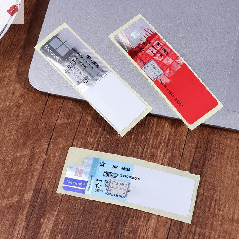 ALIK สําหรับ Win11/10 Por Coa ระบบการอนุญาตรหัสความปลอดภัยสติกเกอร์ Key Tag ป้ายสําหรับแล็ปท็อปคอมพิ