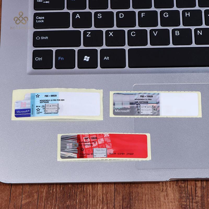 HELINYUE สําหรับ Win11/10 Por Coa ระบบการอนุญาตรหัสความปลอดภัยสติกเกอร์ Key Tag ป้ายสําหรับแล็ปท็อปค