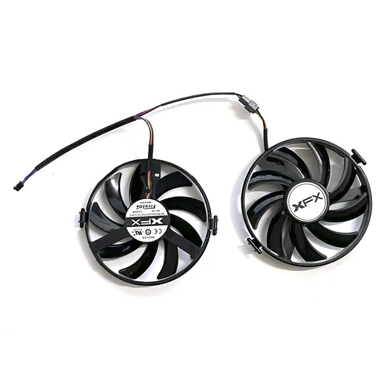 XFX ใหม่ 1LOT FDC10U12S9-C FY09010H12LPB R9 370 GPU พัดลม,สําหรับ XFX R9 380 370 XR7 350 360 370RX 4