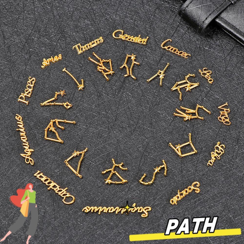 PATH 12 Constellations Bezel อัญมณี crafting สำหรับสร้อยข้อมือและสร้อยคอ
