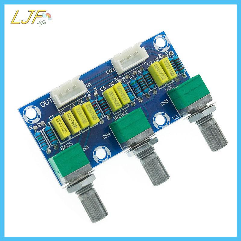 LJF ซับวูฟเฟอร์ PCB ปรับ Amplificador XH-M802 เครื่องขยายเสียงสูงและต่ําแรงดันไฟฟ้า Mixer Tone Board Volume Control