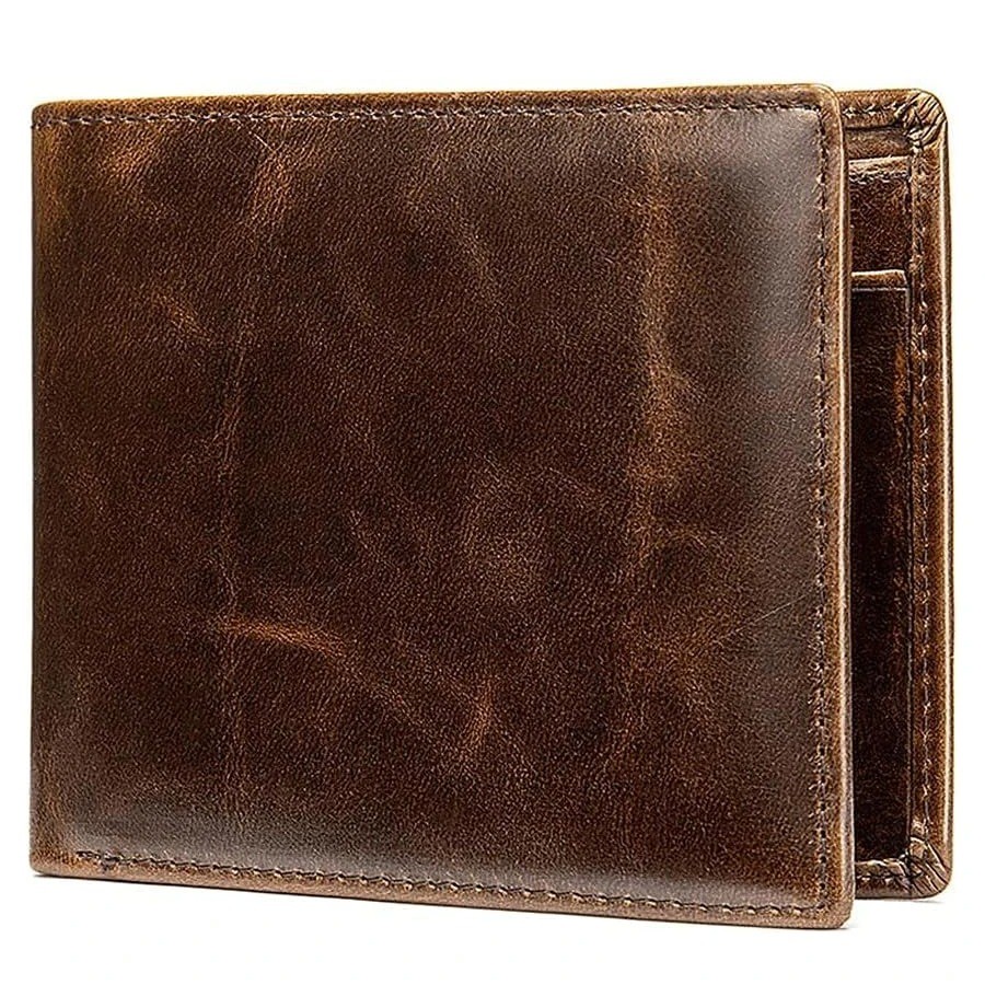 Mens Wallets Vintage Men Wallet Coin Pocket Leather Wallets For Men Wallets Small Zipper Wallet With
