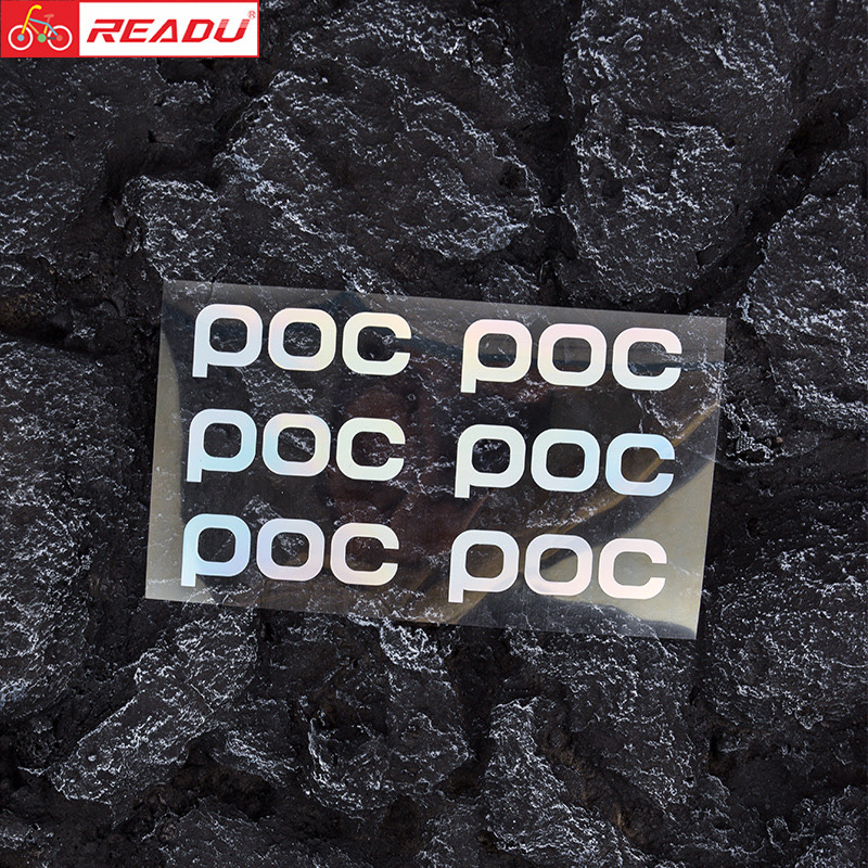Readu Sticker Road Bike Sticker Bicycle Mountain Bike Decorative poc Cycling Helmet Sticker Color Ch