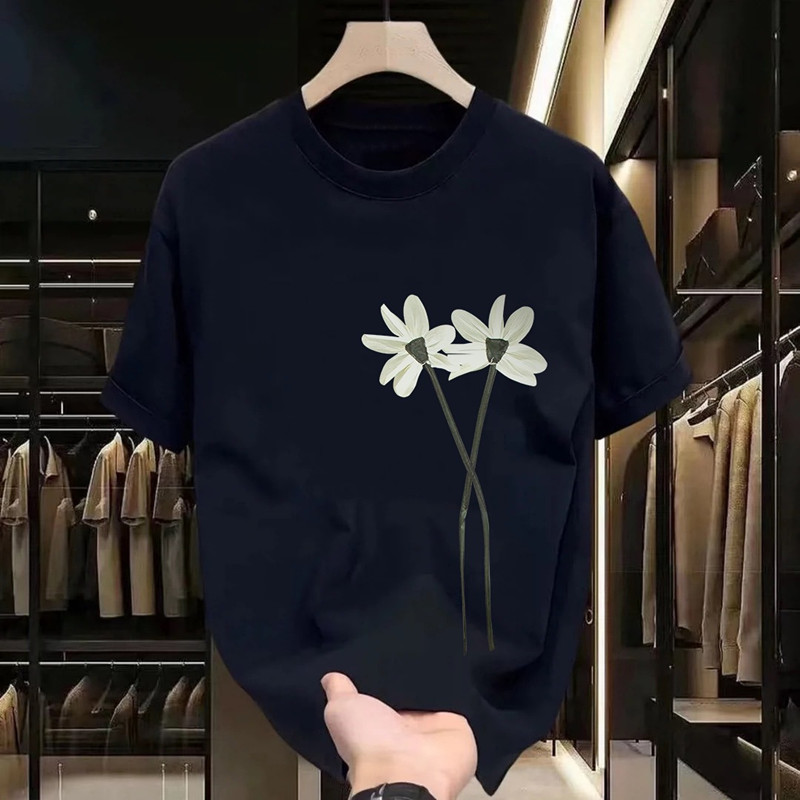 เกาหลีเกาหลี2026สไตล์อเมริกันRuffianหล่อชนะBidผ้าฝ้ายแท้แขนสั้นเสื้อยืดชายหนุ่มผู้หญิงสไตล์ฤดูร้อนIn