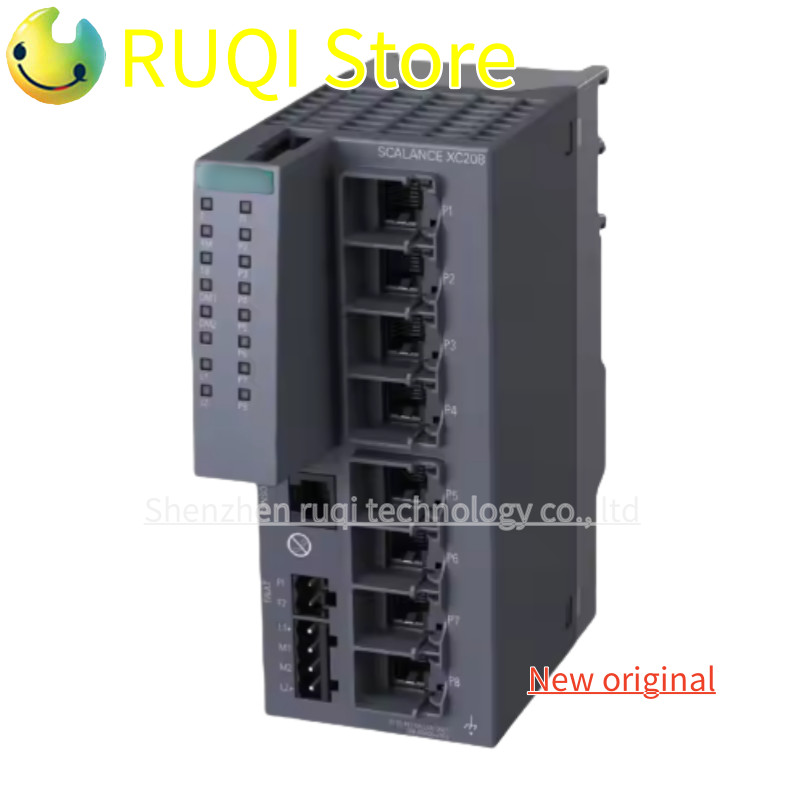 ใหม่ 6GK5208-0BA00-2AC2 SCANCE XC208 โมดูลสวิทช์ไฟฟ้าคุณภาพสูง Fast Ship