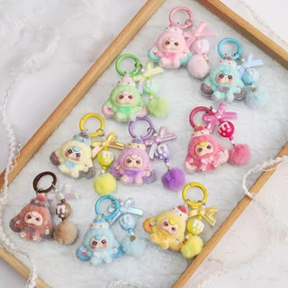 ตุ๊กตาเด็กหวานสามขวบน่ารัก พวงกุญแจติดกระเป๋าผู้หญิง