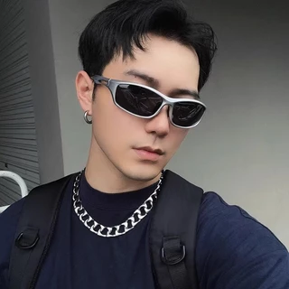 แว่นตากันแดดผู้ชาย แว่นกีฬากลางแจ้งกันUV แว่นตาลมปั่นจักรยานกันลม แว่นตาน้ําหนักเบาแว่นตากันแดด ขี่จักรยานขี่แว่นตาวิ่ง