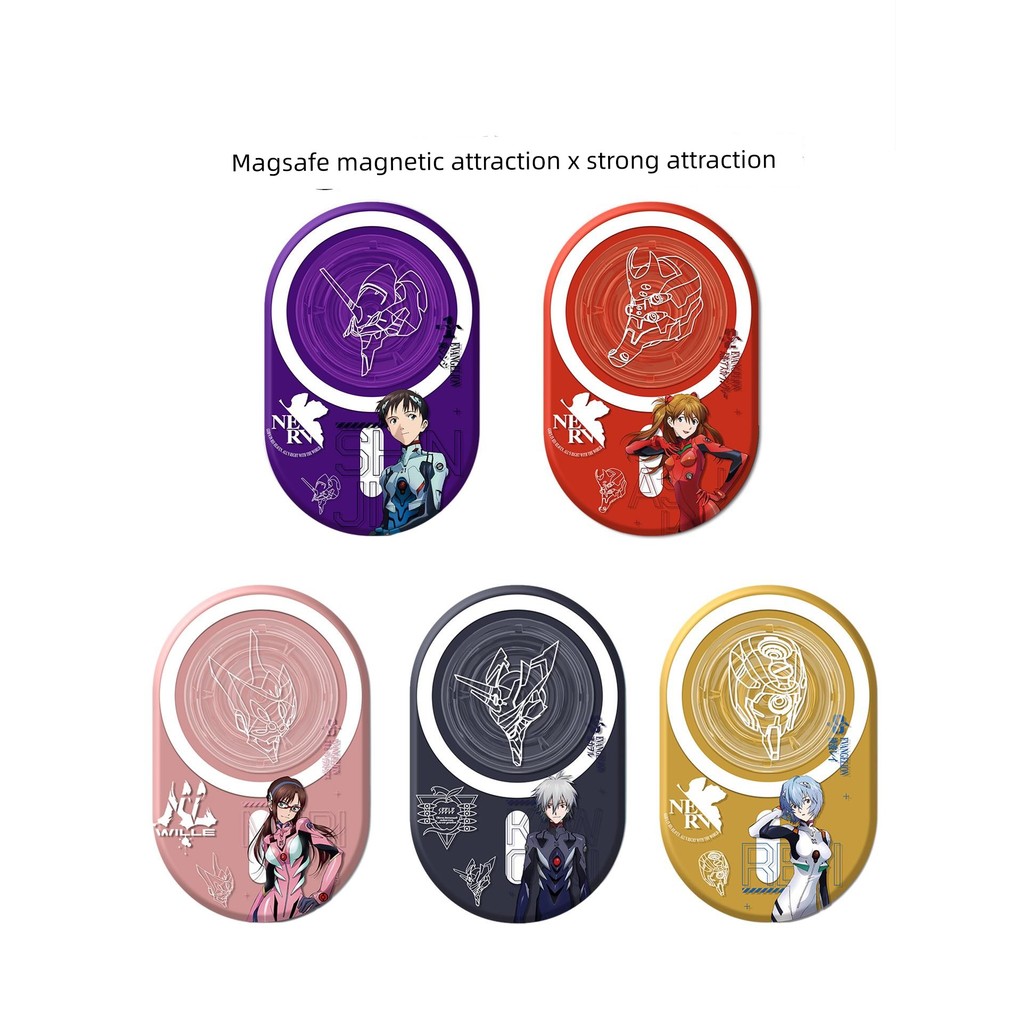 Magsafe ยืนขาตั้งโทรศัพท์แม่เหล็ก Magsafe强磁机杯吸手机支架泡气แคปซูล 折叠 电动漫 福音折叠合