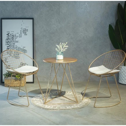 Limited time rush to buy kitchen living room balcony European tableware set exquisite steel table an